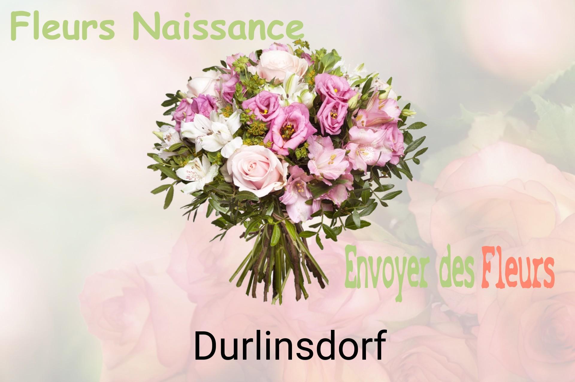 Bouquet de fleurs de naissance livré à Durlinsdorf